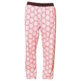 Volleyball Pink Novelty Print Jersey cotton pants for lounging, sleep, sports. Unisex relaxed fit, available in 3 Youth sizes, exposed elastic waist