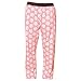 Volleyball Pink Novelty Print Jersey cotton pants for lounging, sleep, sports. Unisex relaxed fit, available in 3 Youth sizes, exposed elastic waist