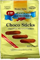 Man Chocolate Stix Cookies, 10.5-Ounce Packages (Pack of 12)