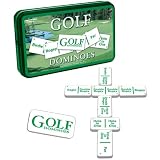 Golf Double-Six Dominoes (TIN)