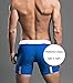 Linemoon Men's Fashion Solid Nylon Splice Swim Shorts
