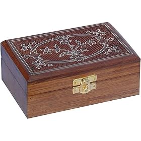 Wooden Jewelry Box Art & Craft Gifts for Women (wc372)
