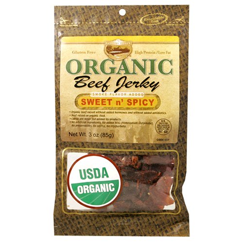 Golden Valley Natural Certified-Organic Beef Jerky, Sweet N