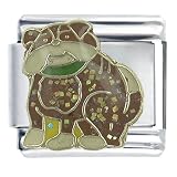 Animal Bulldog Italian Charms Bracelet Link