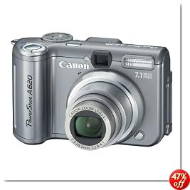 Canon Powershot A620 7.1MP Digital Camera with 4x Optical Zoom