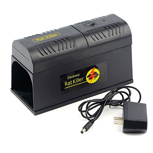 HNCSMILE® Professional Electronic Rodent Trap, Scientific Way to Kill Rats, Mice and Squirrels, Clean and Humane Extermination, Home Essential