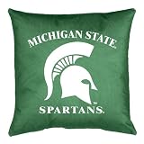 Michigan State Spartans ( University Of ) NCAA 17x17 Inches Locker Room Toss Pillow
