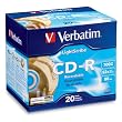 Verbatim 95092 700 MB 52x LightScribe Gold Recordable Discs CD-R, 20-Disc Slim Case