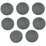8 Ceramic Round Disc Magnets Science Project Craft .75