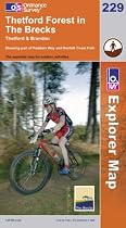 Thetford Forest in the Brecks (Explorer Maps) (OS Explorer Map)