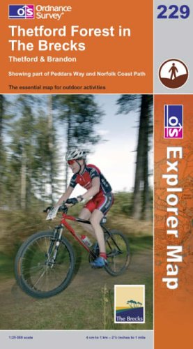 Thetford Forest in the Brecks (Explorer Maps) (OS Explorer Map)