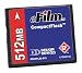 Electronics : Delkin 512Mb Compact Flash Memory Card 55x