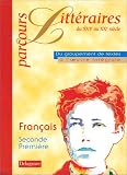 Parcours littéraires du XVIe au XXe siècle, français, seconde