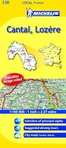 Cantal, Lozere (Michelin Local Maps)