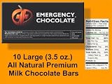 Bloomsberry Emergency Halloween Milk Chocolate - Ten 3.5 oz. Bars