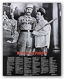  : Who's on First Poster ~ Abbott & Costello ~ Full Text of the Claasic Baseball Bit ~ 22x34"
