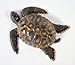 LX Handpainted Brown Tropical Sea Turtle Beach Tiki Bar Wall Mount Decor Plaque Kid Decor 8