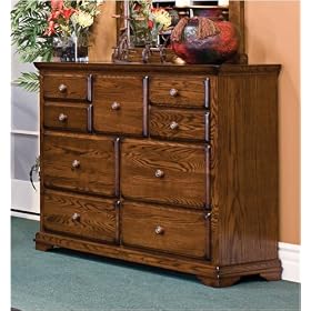 Kush Furniture 7069 Bear Creek 9 Drawer Mule Chest in Dark Finish by Kush Furniture