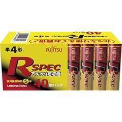 富士通 アルカリ乾電池 単4形 40個パック LR03RS(40S)