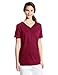 Cherokee Women's Workwear Core Stretch V-Neck Scrubs Shirt, Wine, X-Large