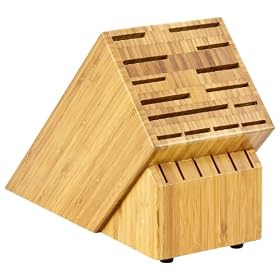 Kochling - Wooden knife block - Bamboo - 20 Slot