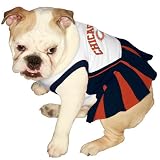 Pets First CHI-4007-MED NFL Chicago Bears Dog Cheerleader Dress, Medium
