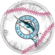 18 Foil Balloon - Florida Marlins Baseball