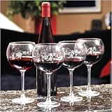 Personalized Red Wine Glass Set (Set of 4)