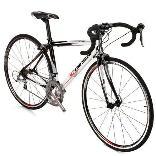 Corsa AC Lightweight Aluminum Road Bike with Carbon Fiber Seat Stays Large