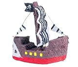 Pirate Ship Shaped 16in x 15 1/2in Pinata