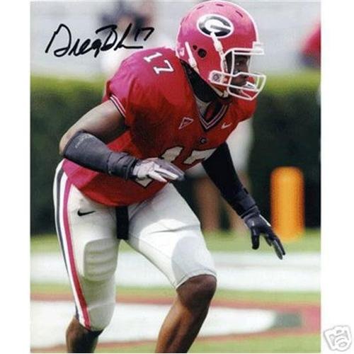 Greg Blue Autographed Georgia Bulldogs 8x10 Photo