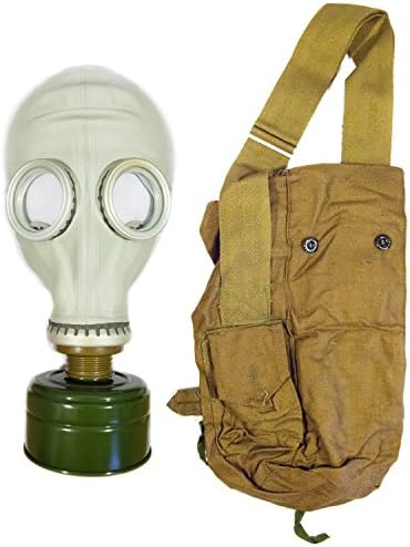 GP5 Zombie Apocalypse Gas Mask Russian Civilian Mask 40MM Filter Haversack Bag Small