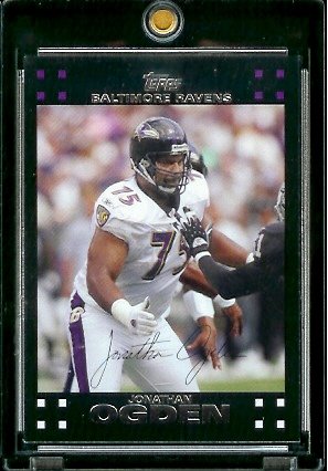 2007 Topps Football # 283 Jonathan Ogden - Baltimore Ravens - NFL Trading Cards