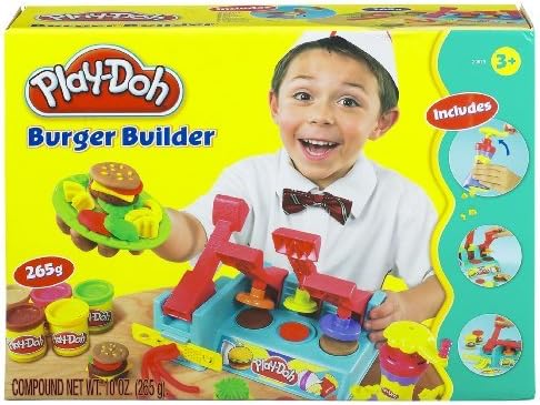 Make Your Own Play-Doh Meal With The Burger Builder! - Play-doh Burger Builder