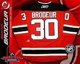 Martin Brodeur Autographed/Hand Signed New Jersey Devils Red Reebok Premier Jersey