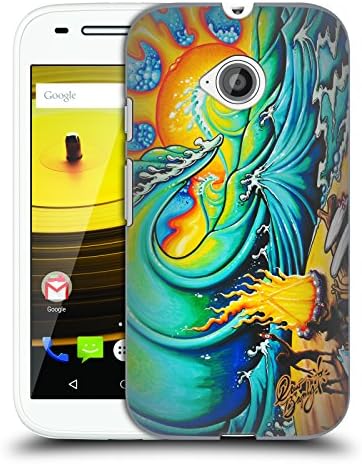 Official Drew Brophy Sunset Sessions Surf Art 2 Hard Back Case for Motorola Moto E (2nd gen)