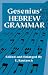 Gesenius' Hebrew Grammar
