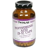 Twinlab Pantothenic Acid (B-5) Caps, 500mg, 200 Capsules (Pack of 2)