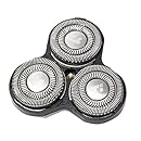 Remington SP 19 Titanium MicroFlex Replacement Heads and Cutters for Titanium Microflex Rotary Shavers, Models R-950, R-960, Black