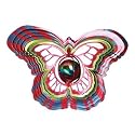 Iron Stop D1515 Designer Gazing Ball Butterfly Wind Spinner