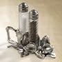 Arthur Court Magnolia 3-Piece Salt and Pepper Set