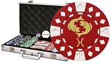 Horoscope Zodiac Pisces 300 poker chip set w/Aluminum Case, 2 Decks of Cards, & 6 Dealer Buttons