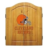 Cleveland Browns NFL Dart Cabinet and Dartboard Set by Imperial International