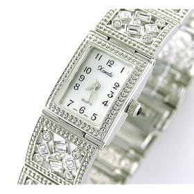 New Ladies 18K Plated Swarovski Crystal Bracelet Watch