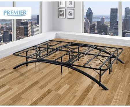 Premier Ellipse Arch Platform Bed Frame, Black - King
