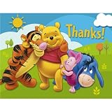 Winnie the Pooh Thank You Notes 8ct