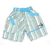 Marese - Blue Elastic Waist Shorts