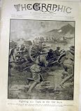 TURK FIGHT CAVALRY BRITISH GUNS PALESTINE WW1 1918