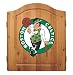 Imperial Boston Celtics Licensed Solid Pine Cabinet and Bristle Dartboard Set
