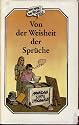 Von der Weisheit der Sprüche, Aphorismen Zitate Sprichwörter